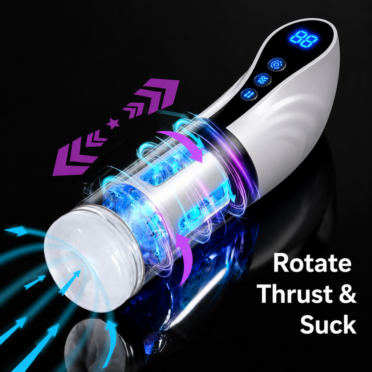 Elektrische Masturbator voor man
