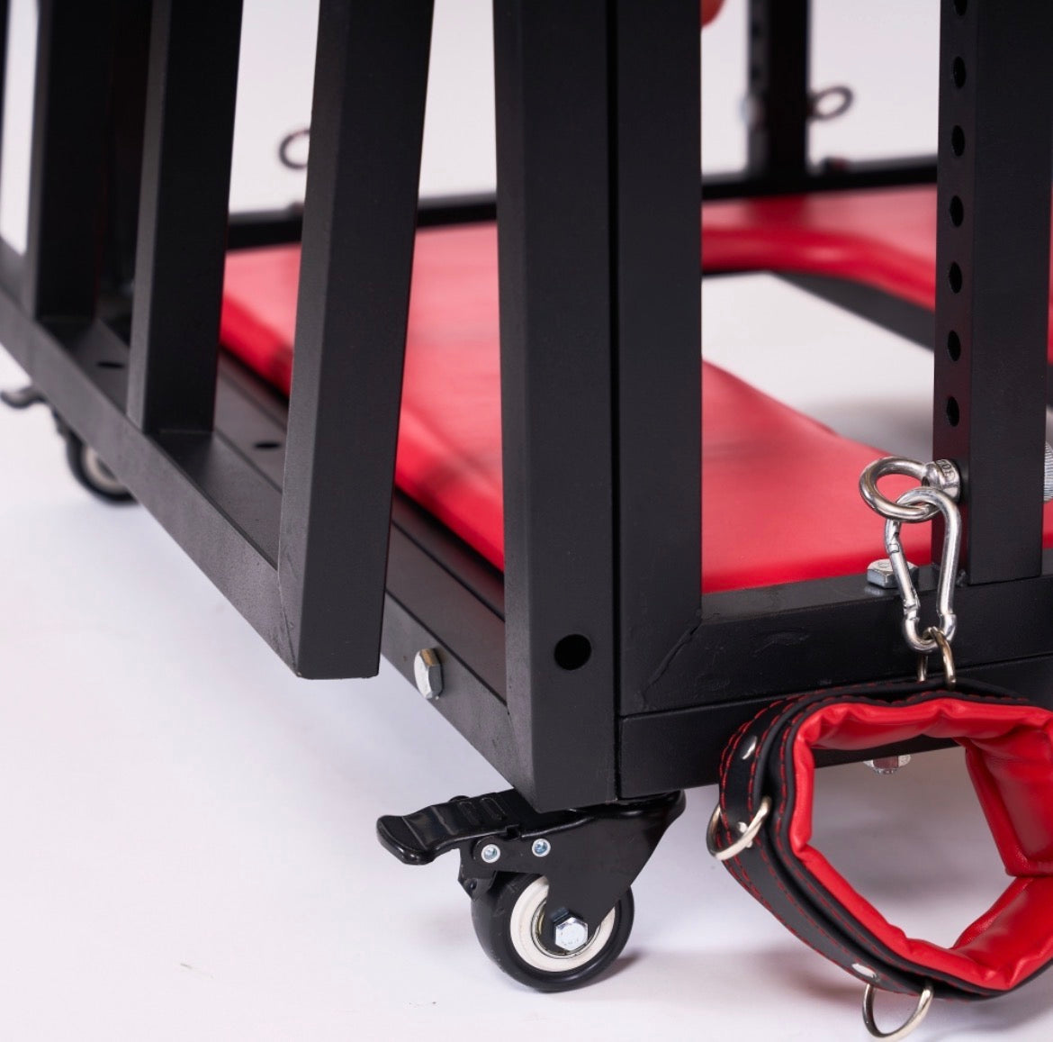 Premium BDSM Kooi op Wielen – Stalen Bondage Cage met Vergrendeling