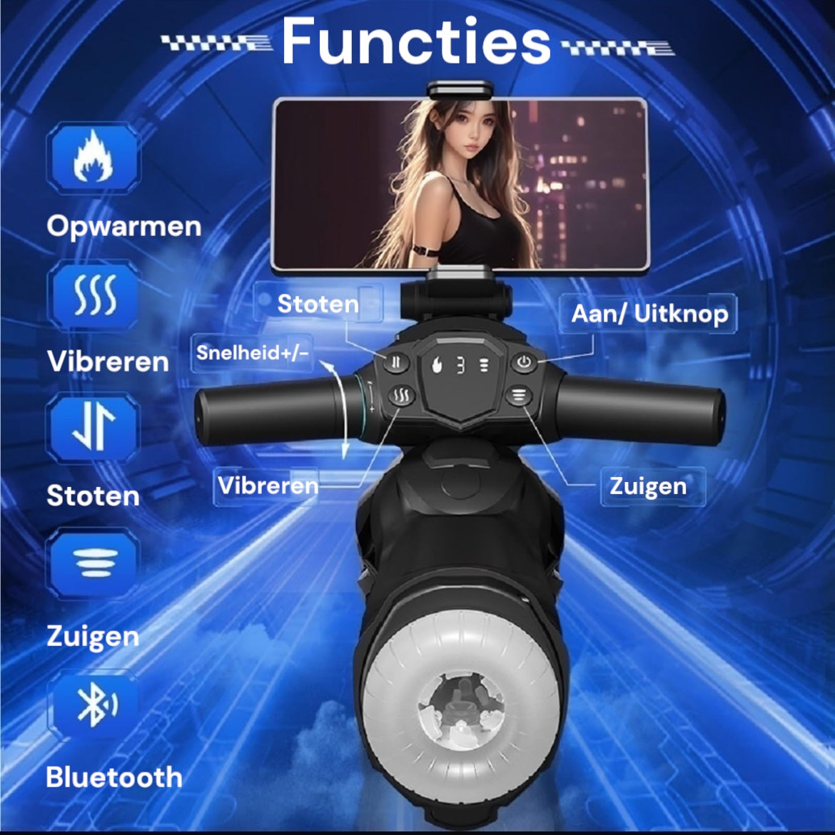 FuelMe - Elektrische Masturbator - Automatische Masturbator