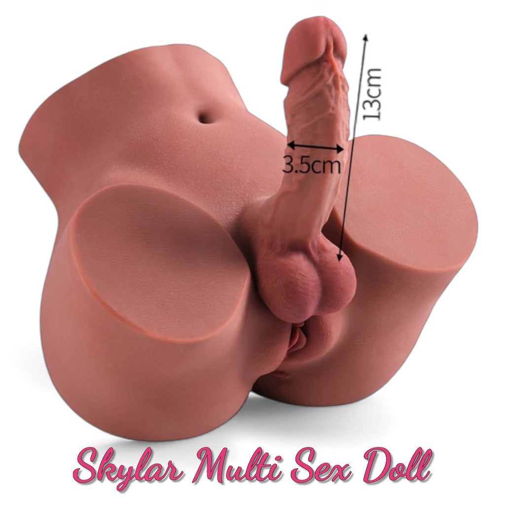 Mister Doll's Skylar - Premium Siliconen Shemale Masturbator - Realistische 3-in-1 Torso
