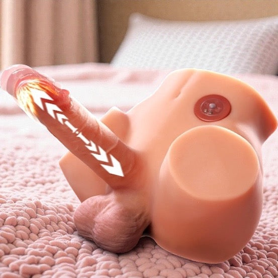 Sex Torse Marcel – Realistische Mannelijke Sex Torso met Vibrerende 18cm Pik