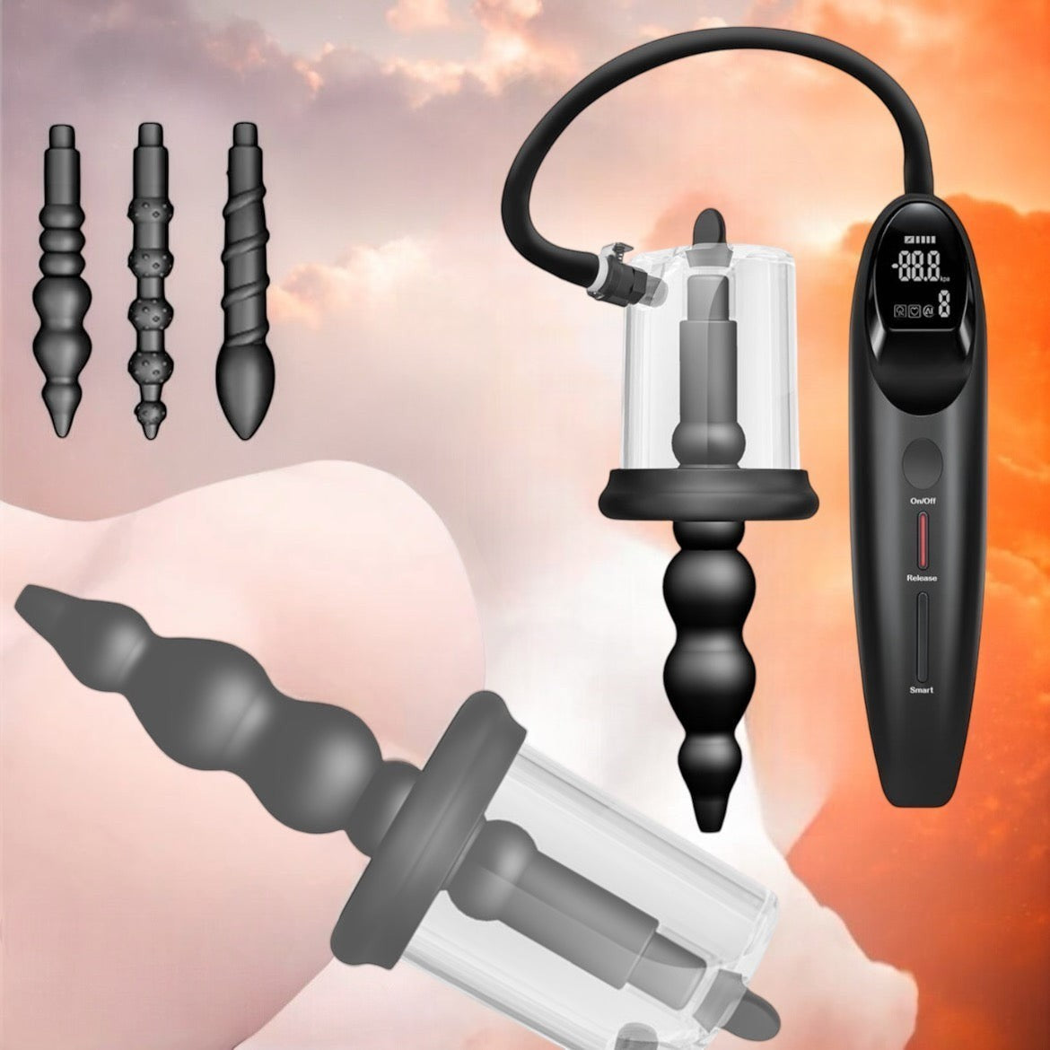 MISTERDOLL – Online shop - Mannelijke sekspoppen en Torso's in Nederland 🇳🇱  & België 🇧🇪 smart anal pump with silicone plugs